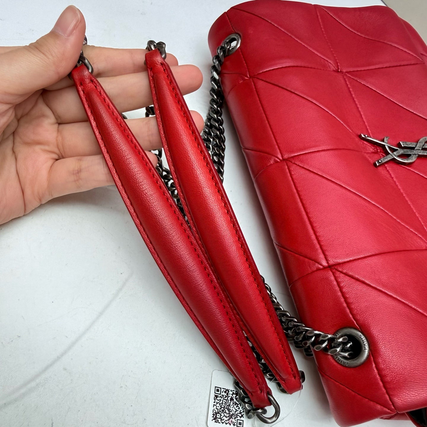 Saint Laurent - Jamie - Leather - Red - (medium)