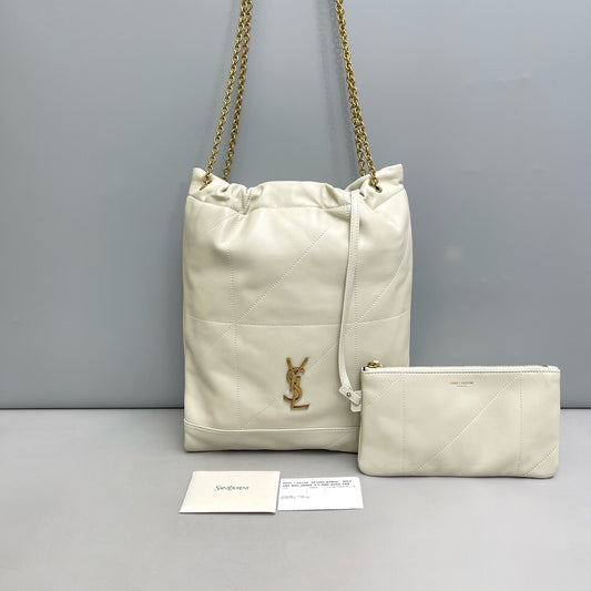 Saint Laurent - Jamie - Leather - White - (medium)