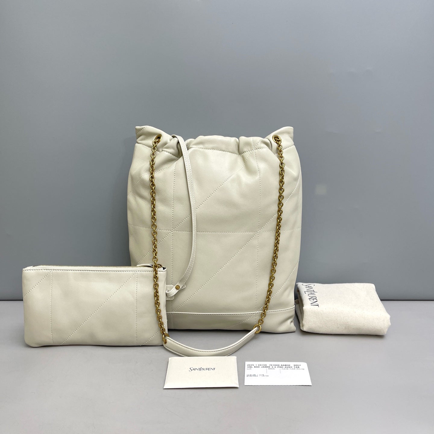 Saint Laurent - Jamie - Leather - White - (medium)