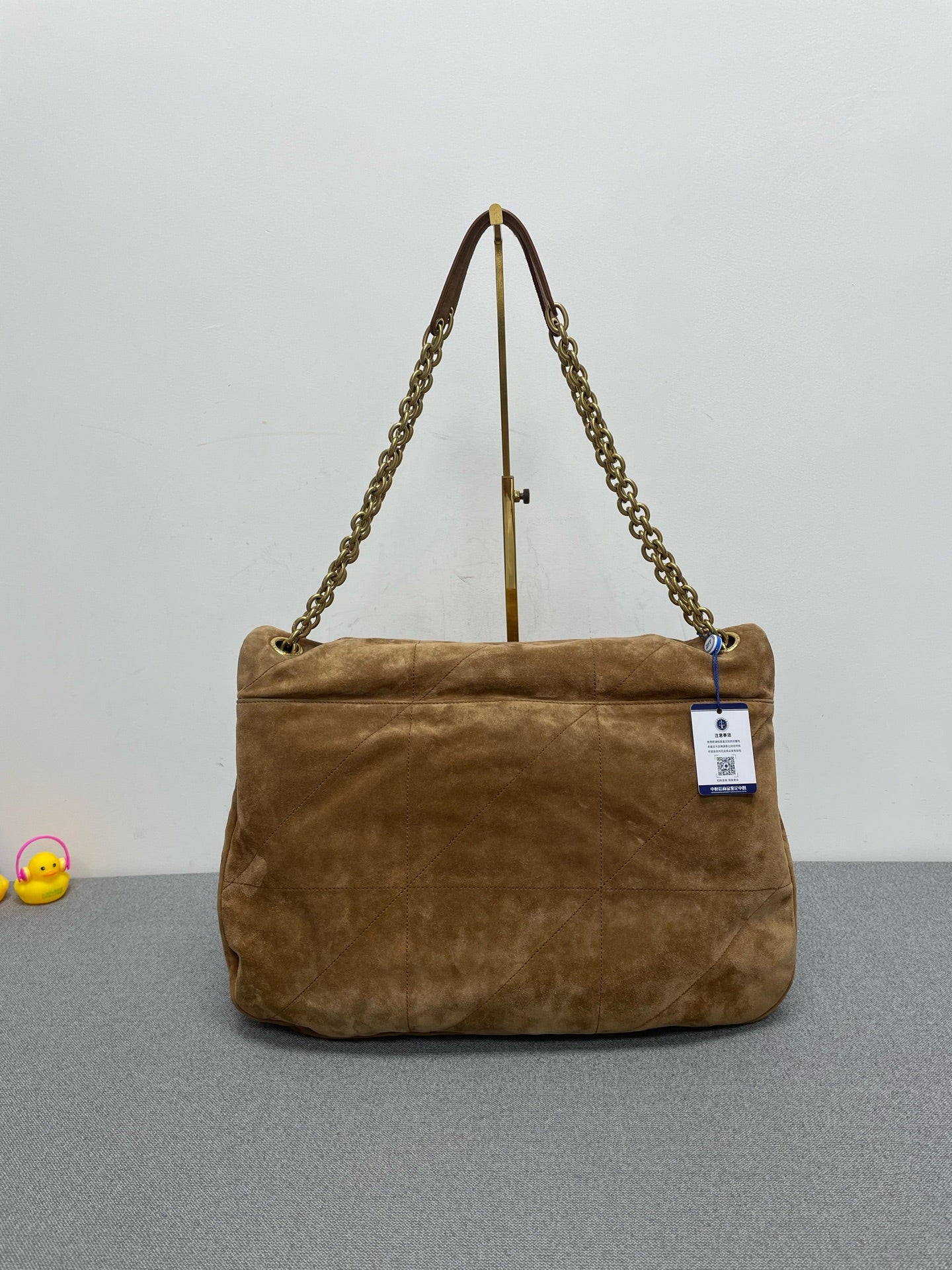 Saint Laurent - Jamie - Suede - Camel - (large)