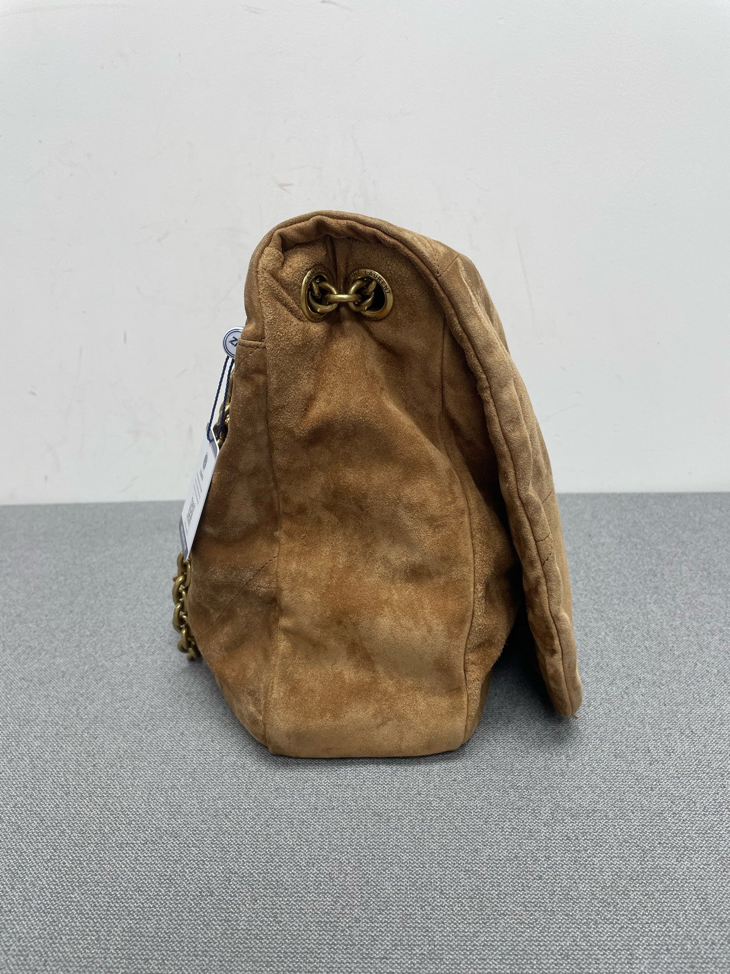 Saint Laurent - Jamie - Suede - Camel - (large)