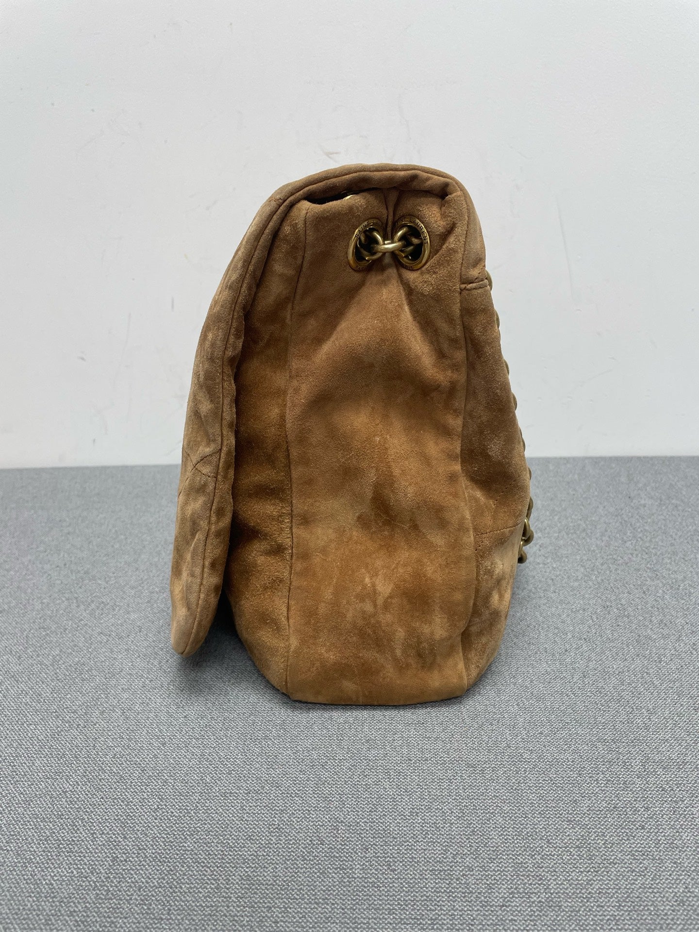 Saint Laurent - Jamie - Suede - Camel - (large)