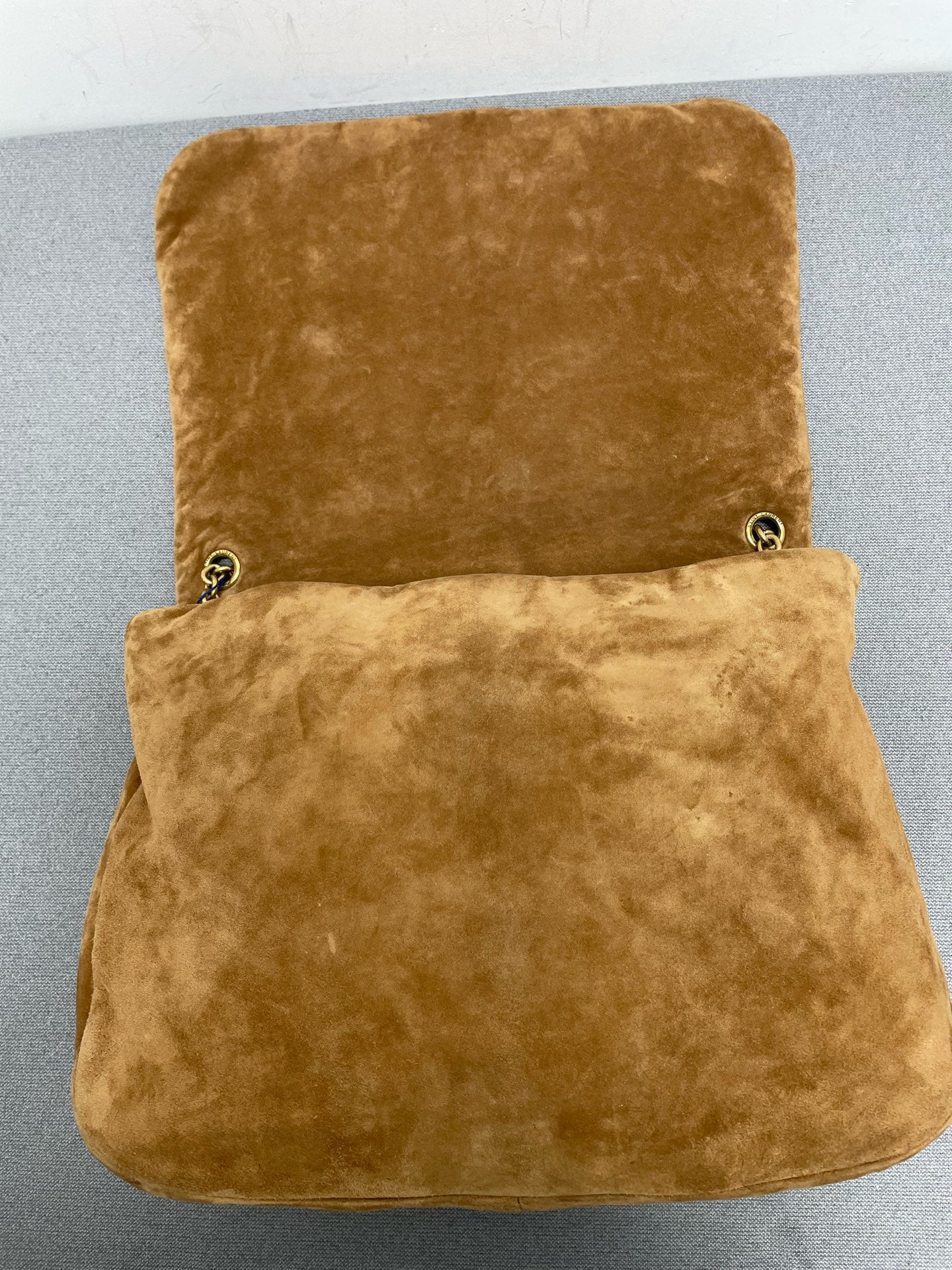 Saint Laurent - Jamie - Suede - Camel - (large)