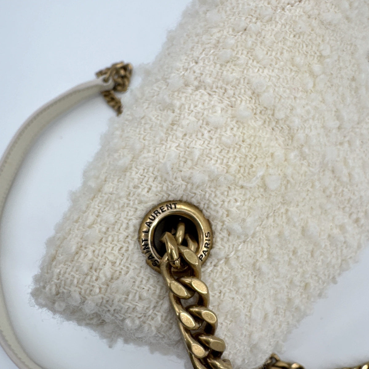 Saint Laurent - Jamie - Tweed - Beige - (Small)
