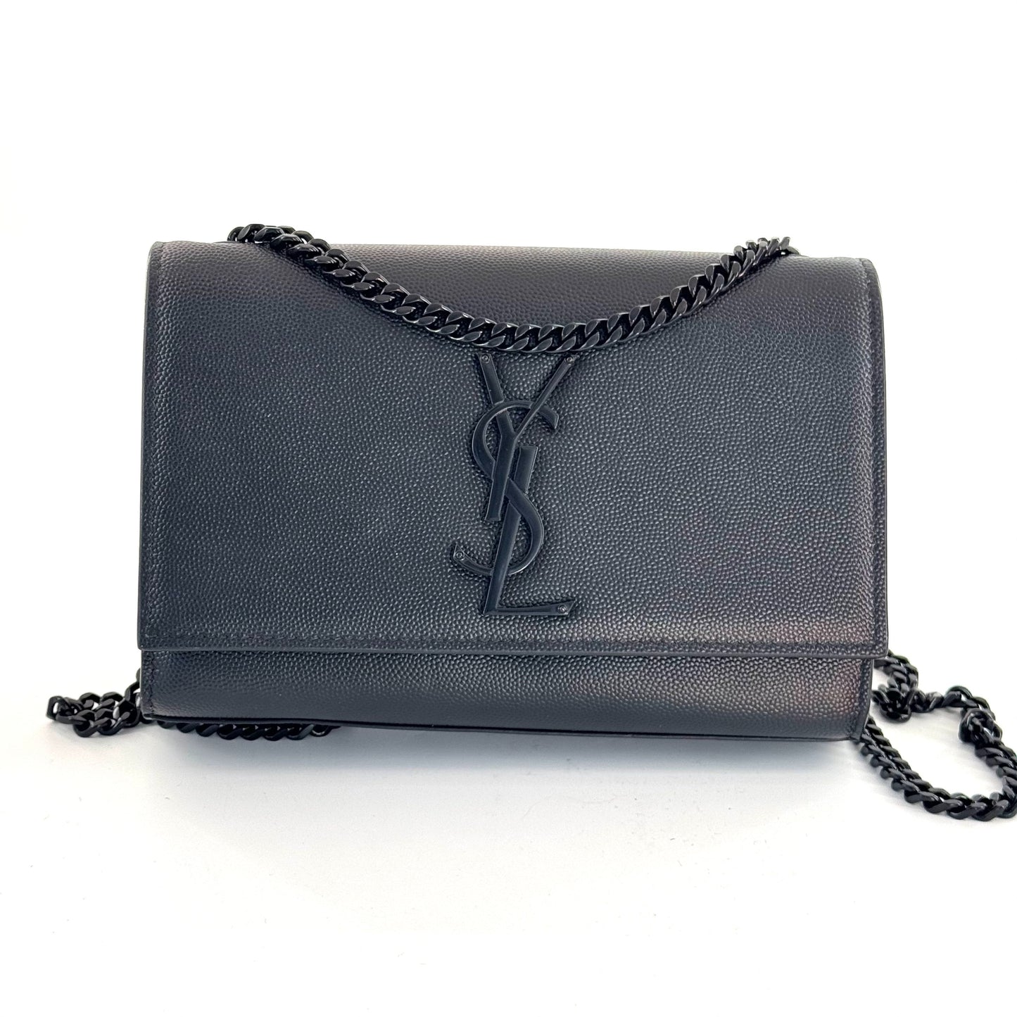 Saint Laurent Kate Leather Black - view 1