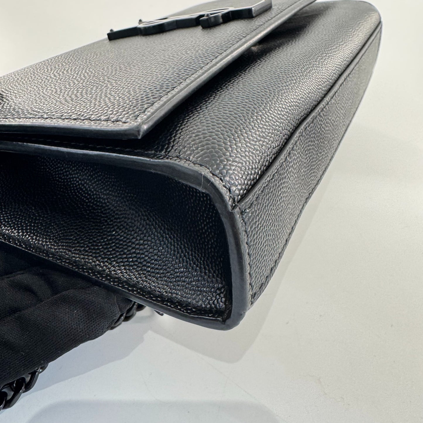 Saint Laurent Kate Leather Black - view 2
