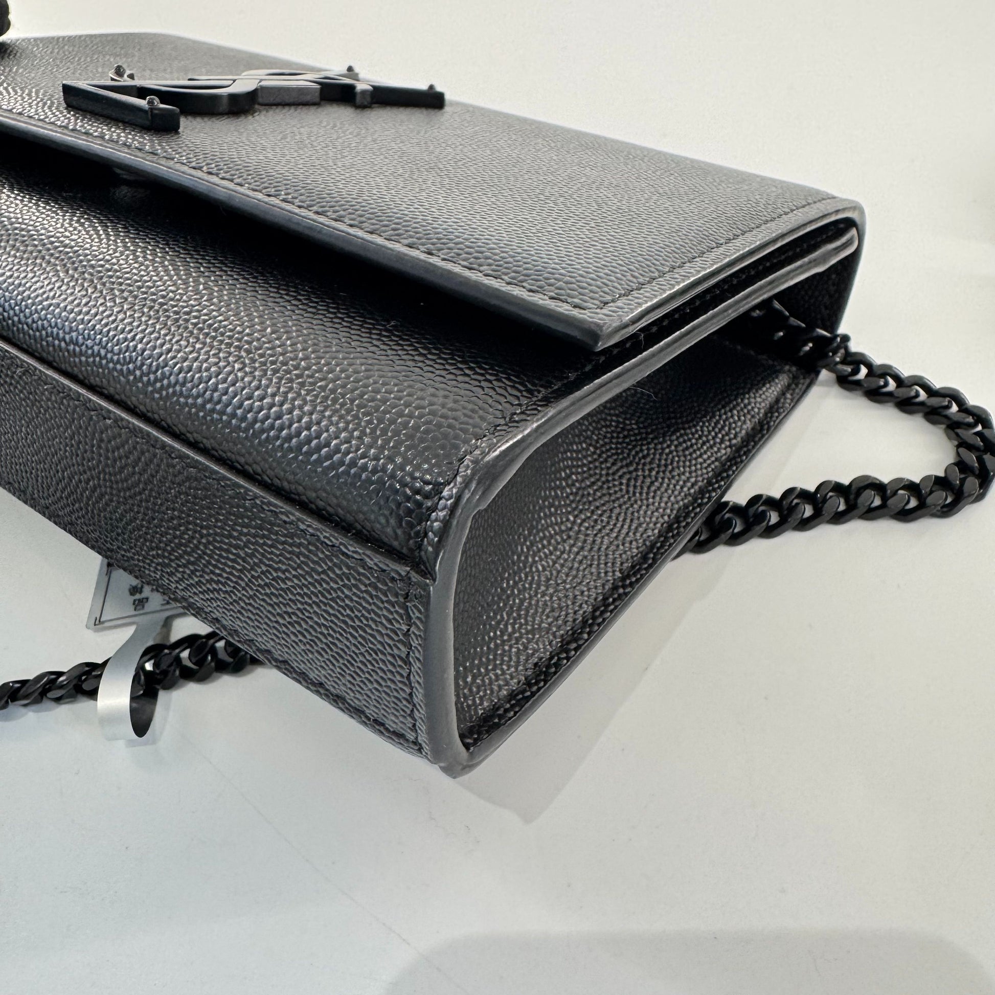 Saint Laurent Kate Leather Black - view 4