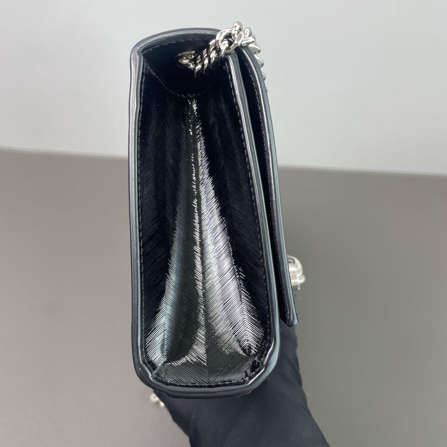 Saint Laurent Kate Patent leather Black - view 5