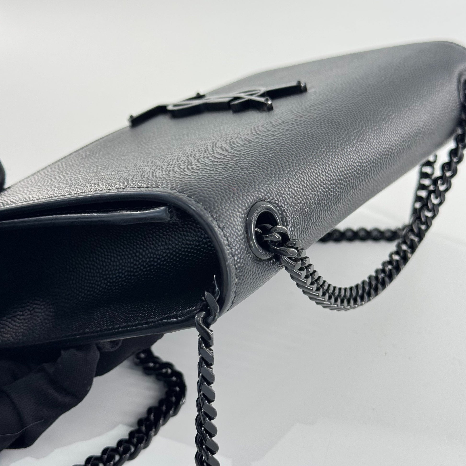Saint Laurent Kate Leather Black - view 6