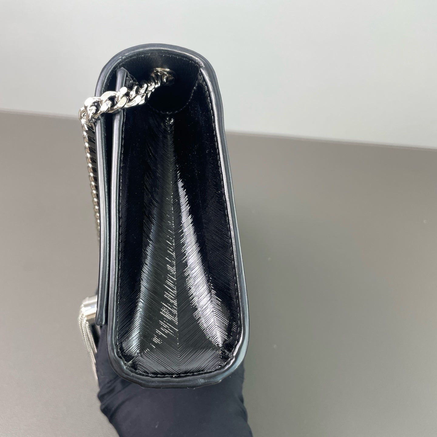Saint Laurent Kate Patent leather Black - view 6