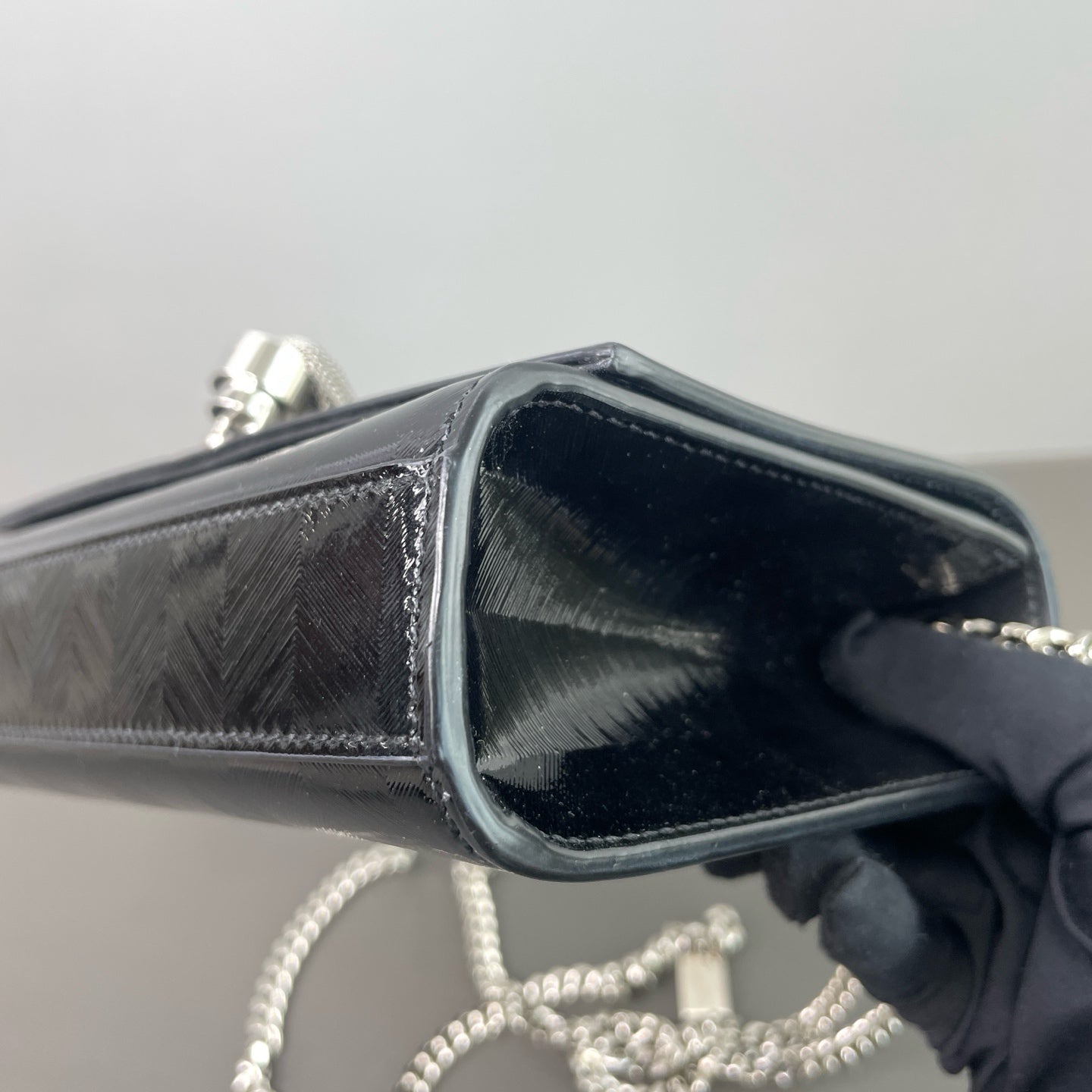 Saint Laurent Kate Patent leather Black - view 8