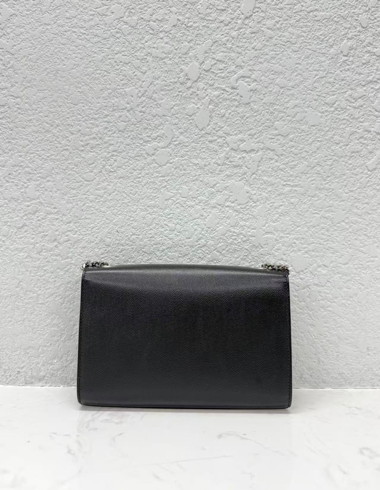 Saint Laurent - Kate - Caviar leather - Black with Silver-Tone Hardware - (mini)