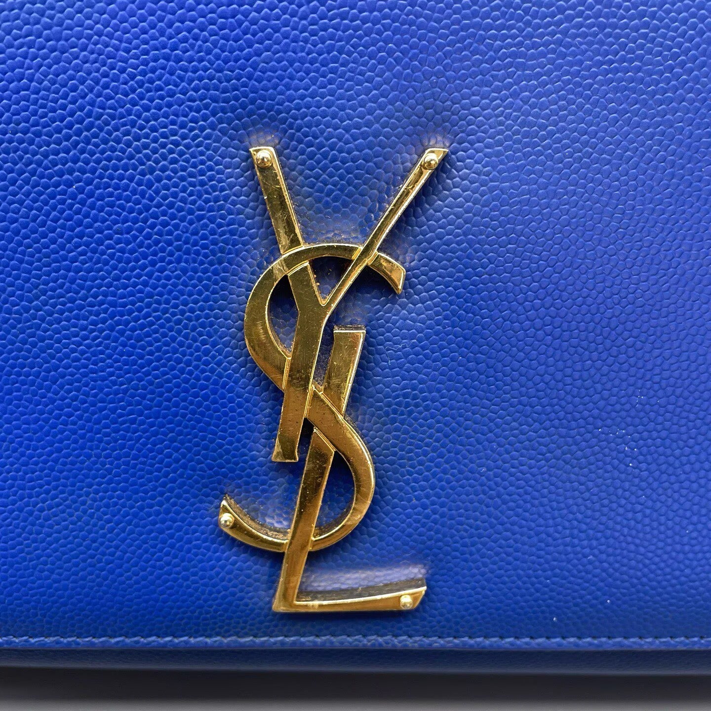 Saint Laurent - Kate - Caviar leather - Blue - (medium)