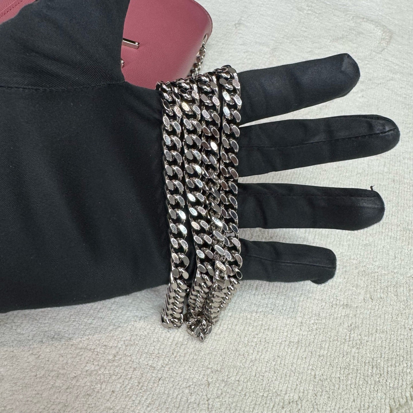 Saint Laurent - Kate Chain Bag - Caviar leather - Pink - (mini)