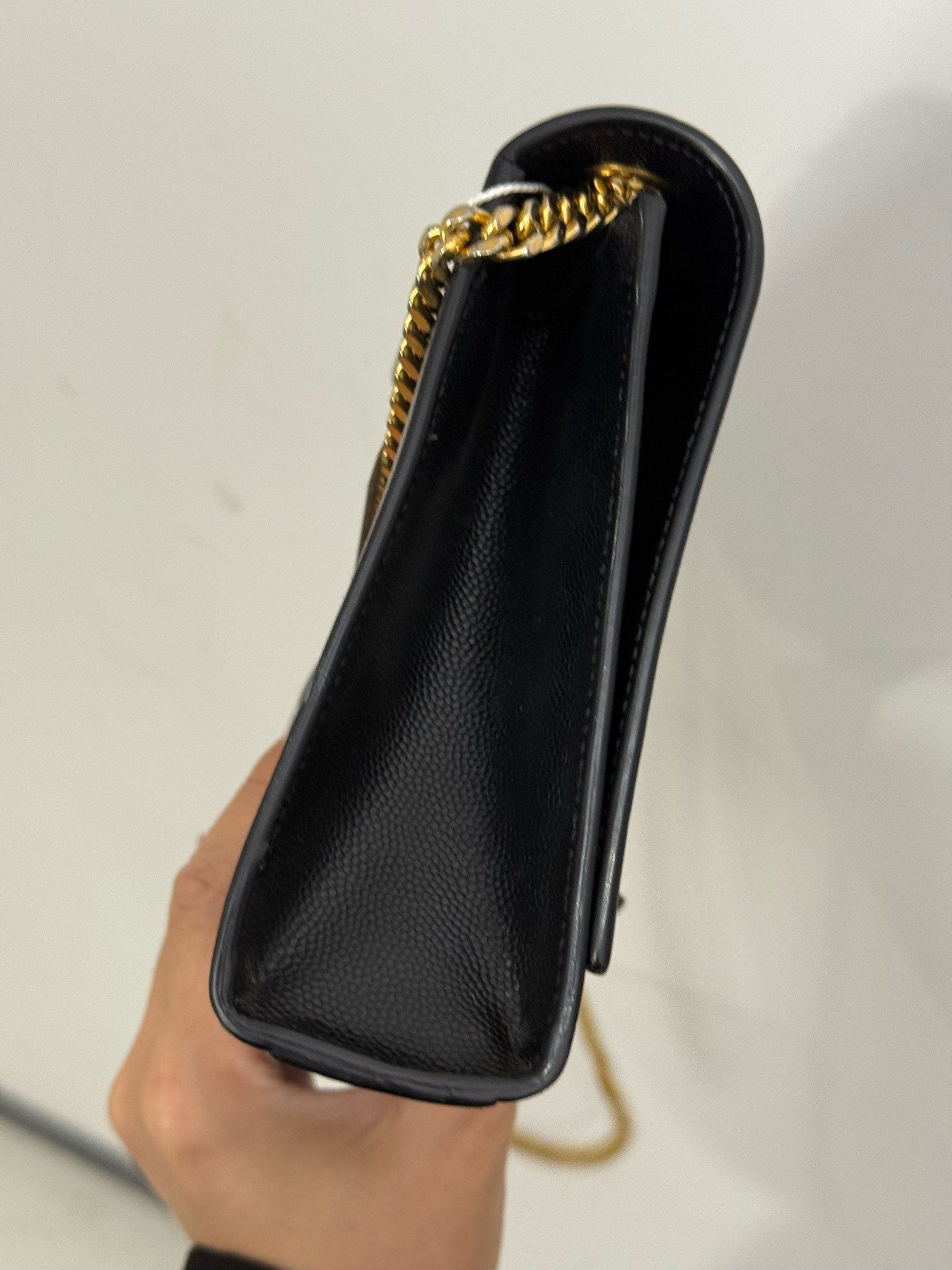 Saint Laurent - Kate Chain Bag - Grained leather - Black with Gold-Tone Hardware - (medium)