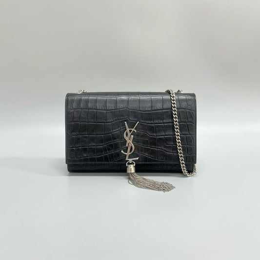 Saint Laurent - Kate - Cowhide leather - Black - (medium)