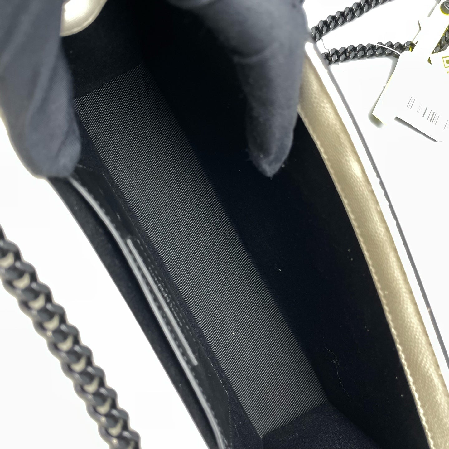 Saint Laurent - Kate - Grained leather - Off-White - (Medium)