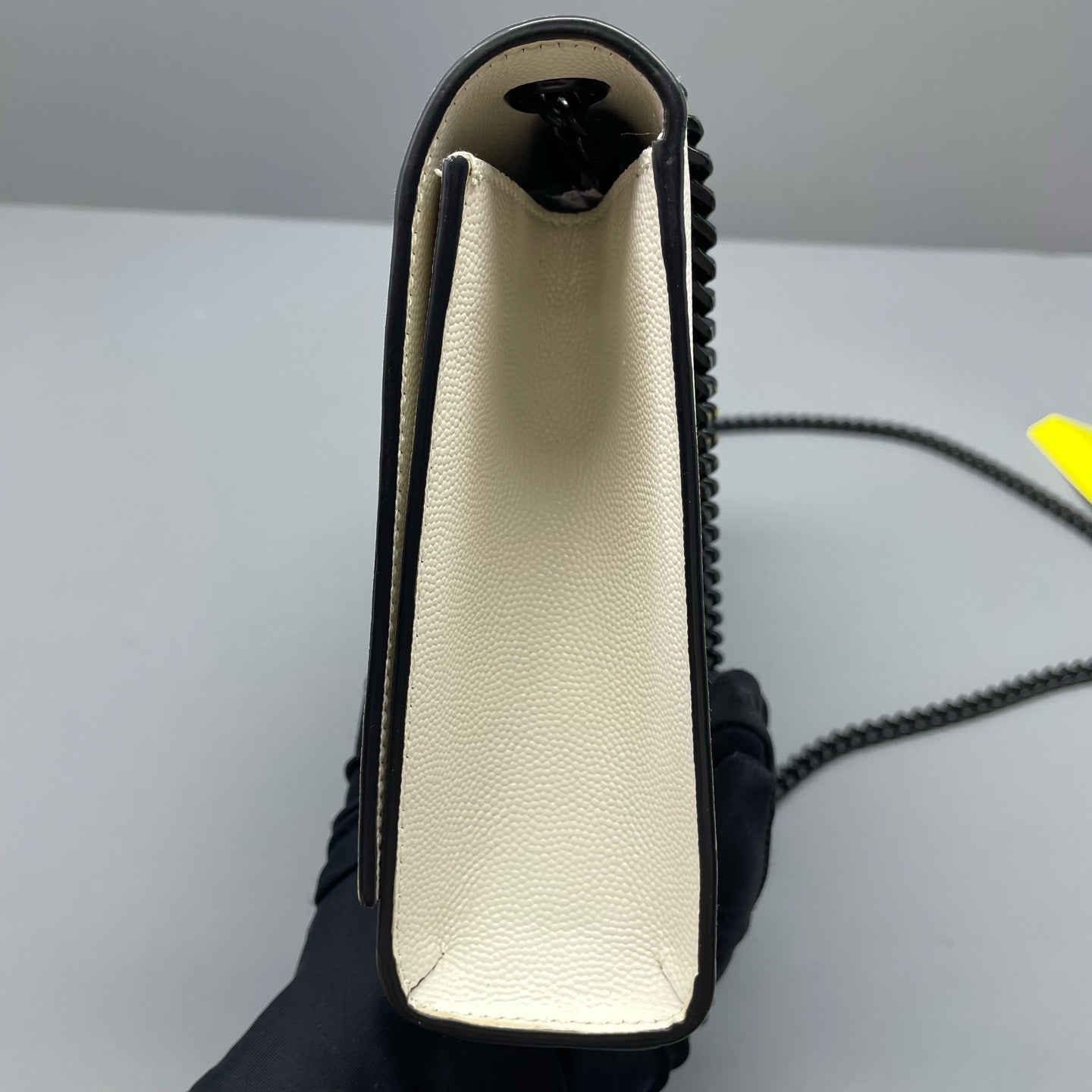 Saint Laurent - Kate - Grained leather - Off-White - (Medium)