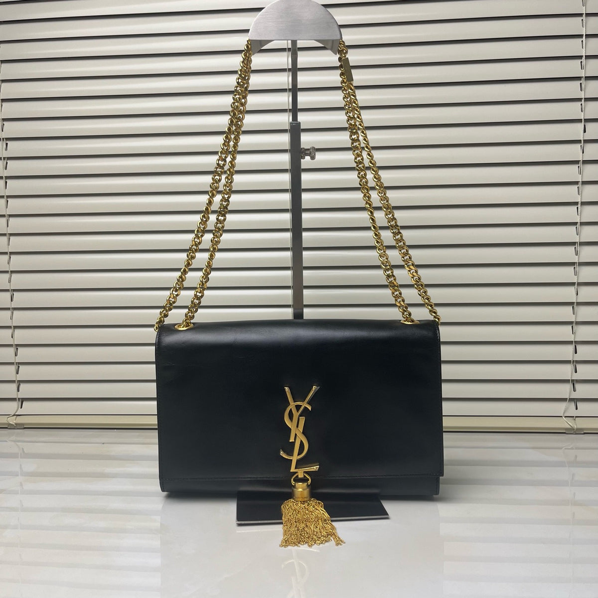 Saint Laurent - Kate - Leather - Black