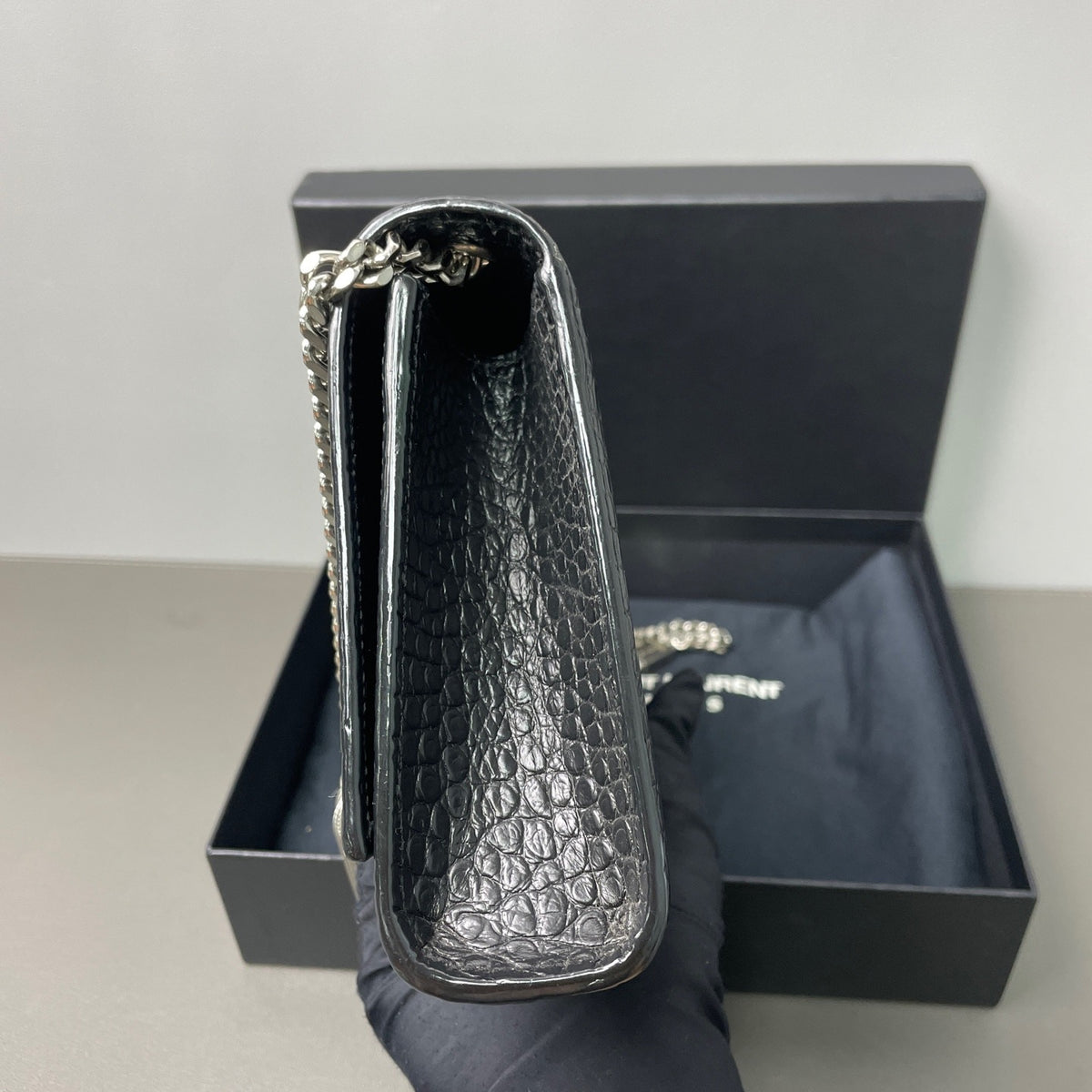 Saint Laurent - Kate - Leather - Black