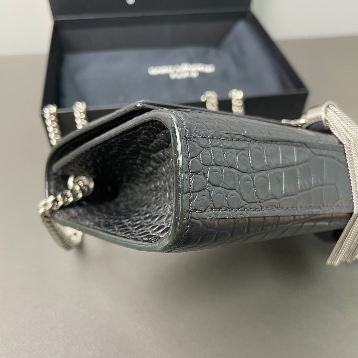 Saint Laurent - Kate - Leather - Black