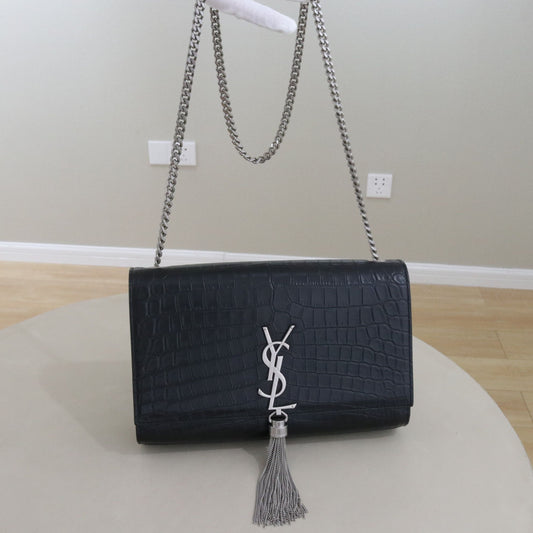 Saint Laurent - Kate - Leather - Black - (medium)