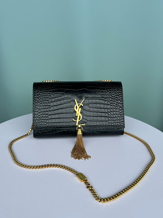 Saint Laurent - Kate - Leather - Black - (medium)
