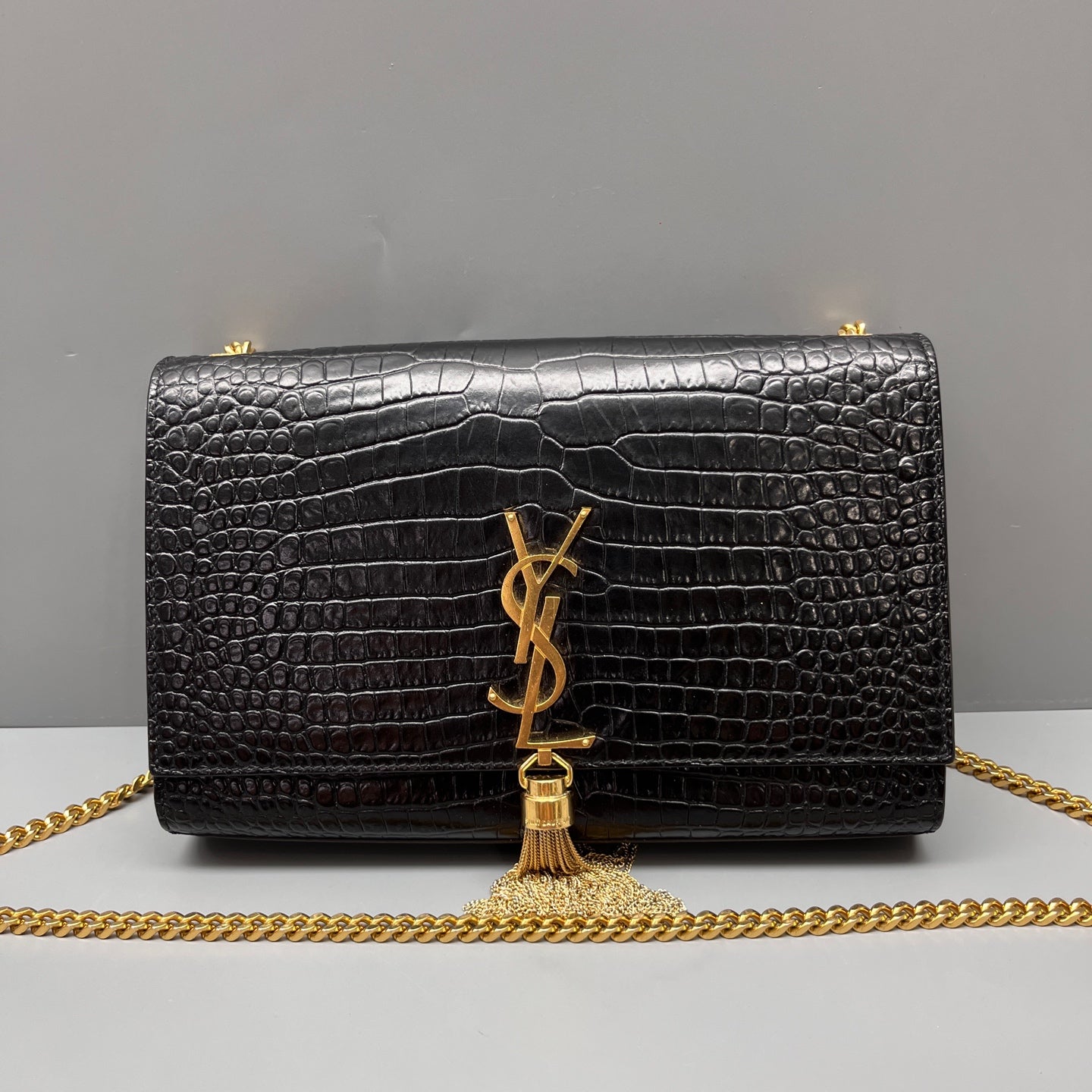 Saint Laurent - Kate - Leather - Black - (medium)
