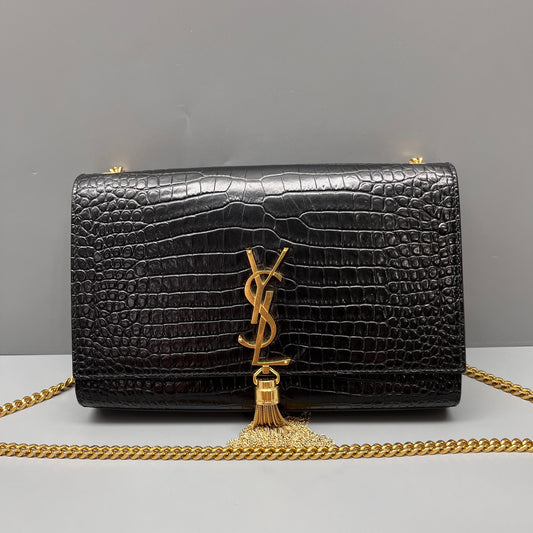 Saint Laurent - Kate - Leather - Black - (medium)