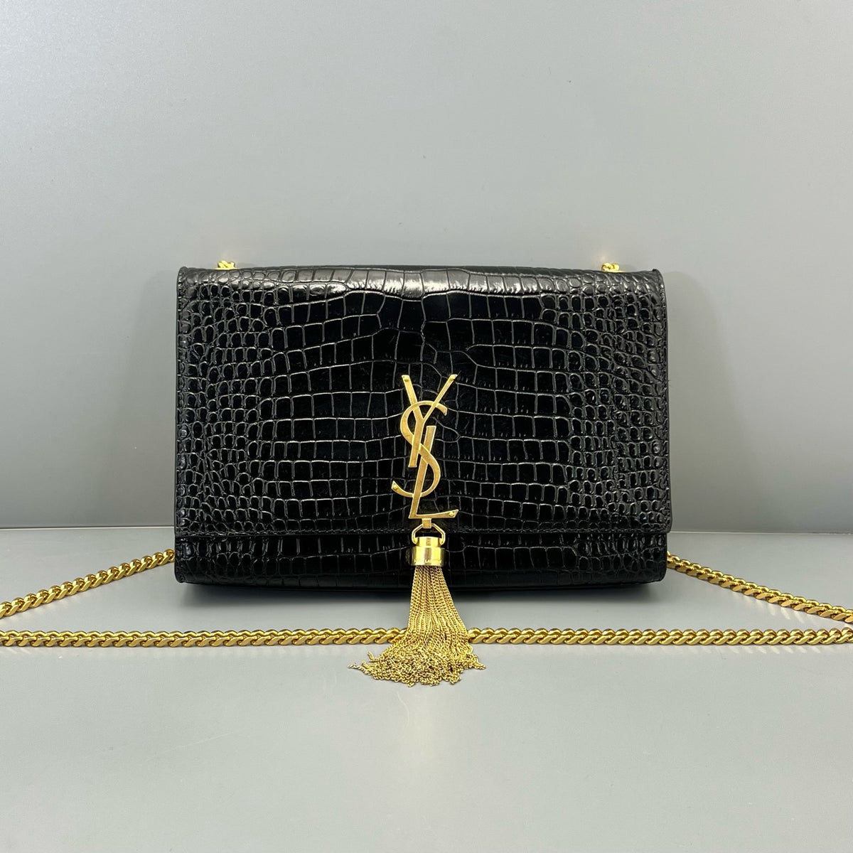 Saint Laurent - Kate - Leather - Black - (medium)