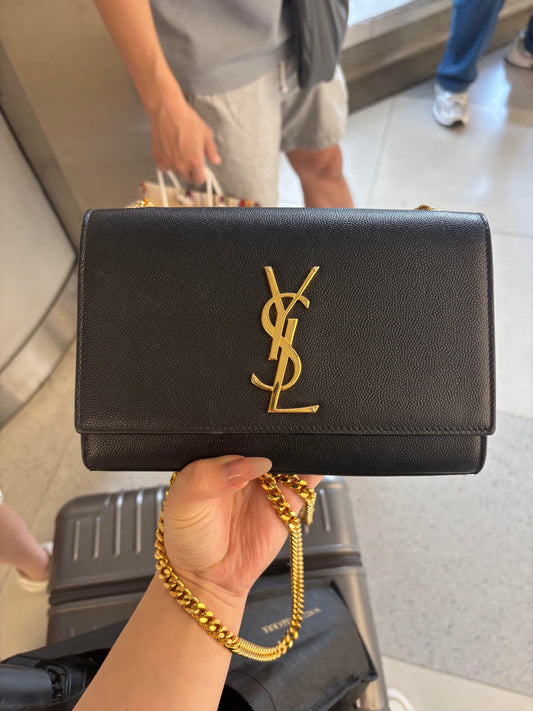 Saint Laurent - Kate - Leather - Black - (medium)