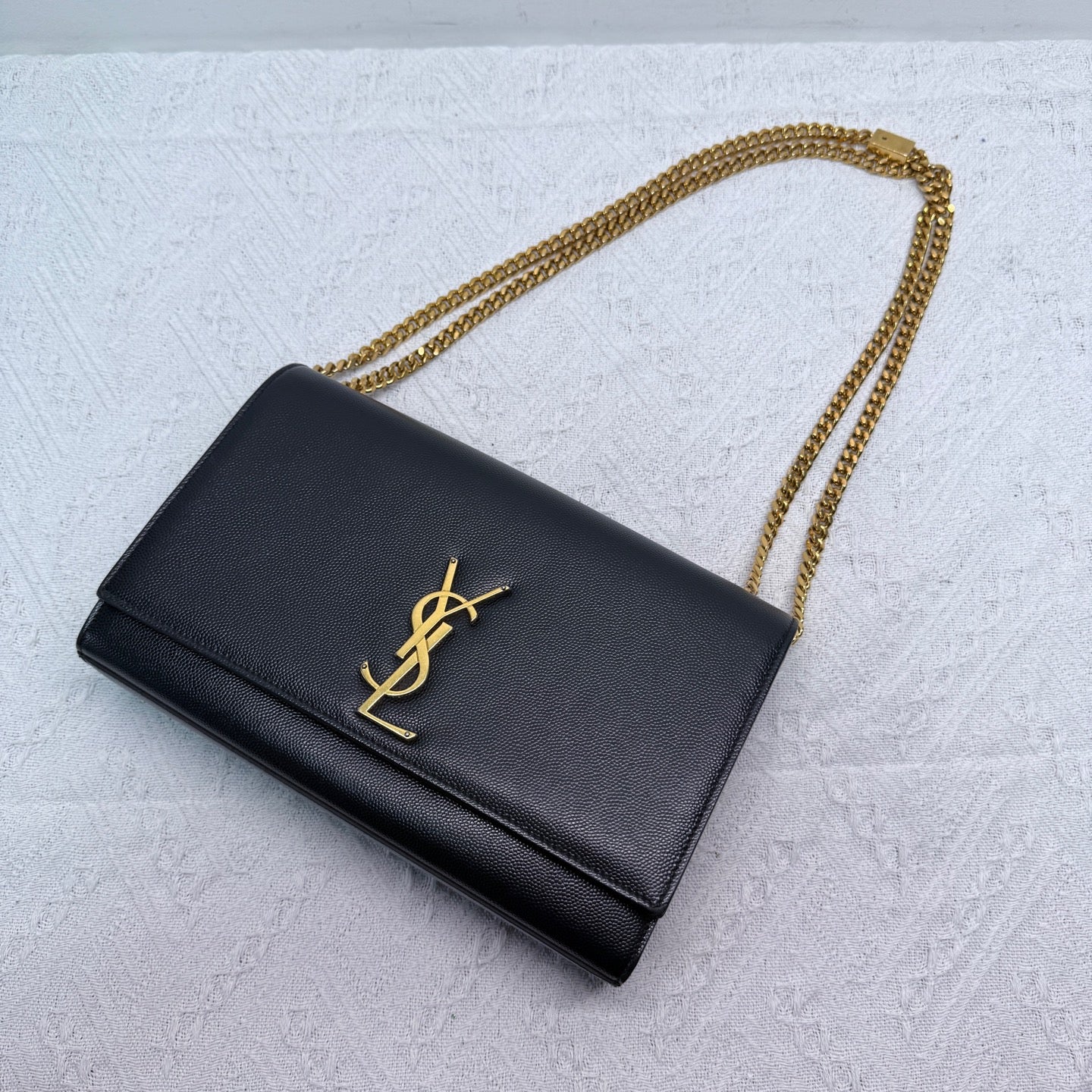 Saint Laurent - Kate - Leather - Black - (medium)