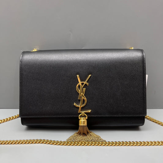 Saint Laurent - Kate - Leather - Black - (medium)