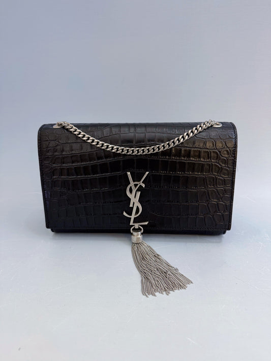 Saint Laurent - Kate - Leather - Black - (medium)
