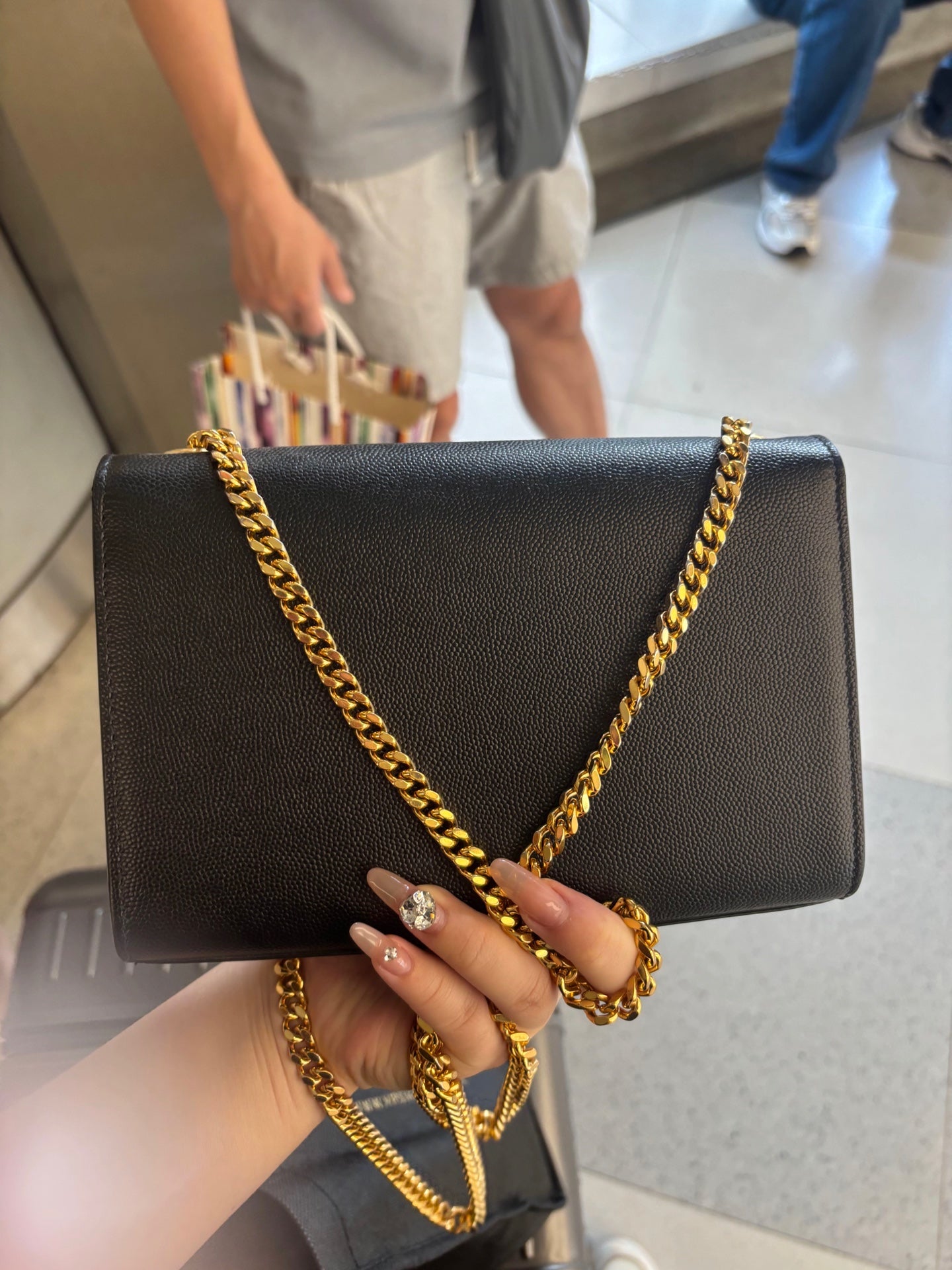 Saint Laurent - Kate - Leather - Black - (medium)