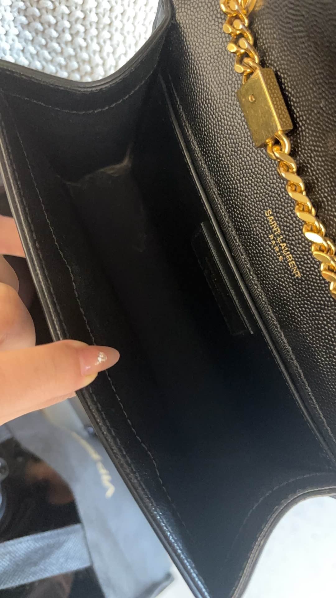 Saint Laurent - Kate - Leather - Black - (medium)