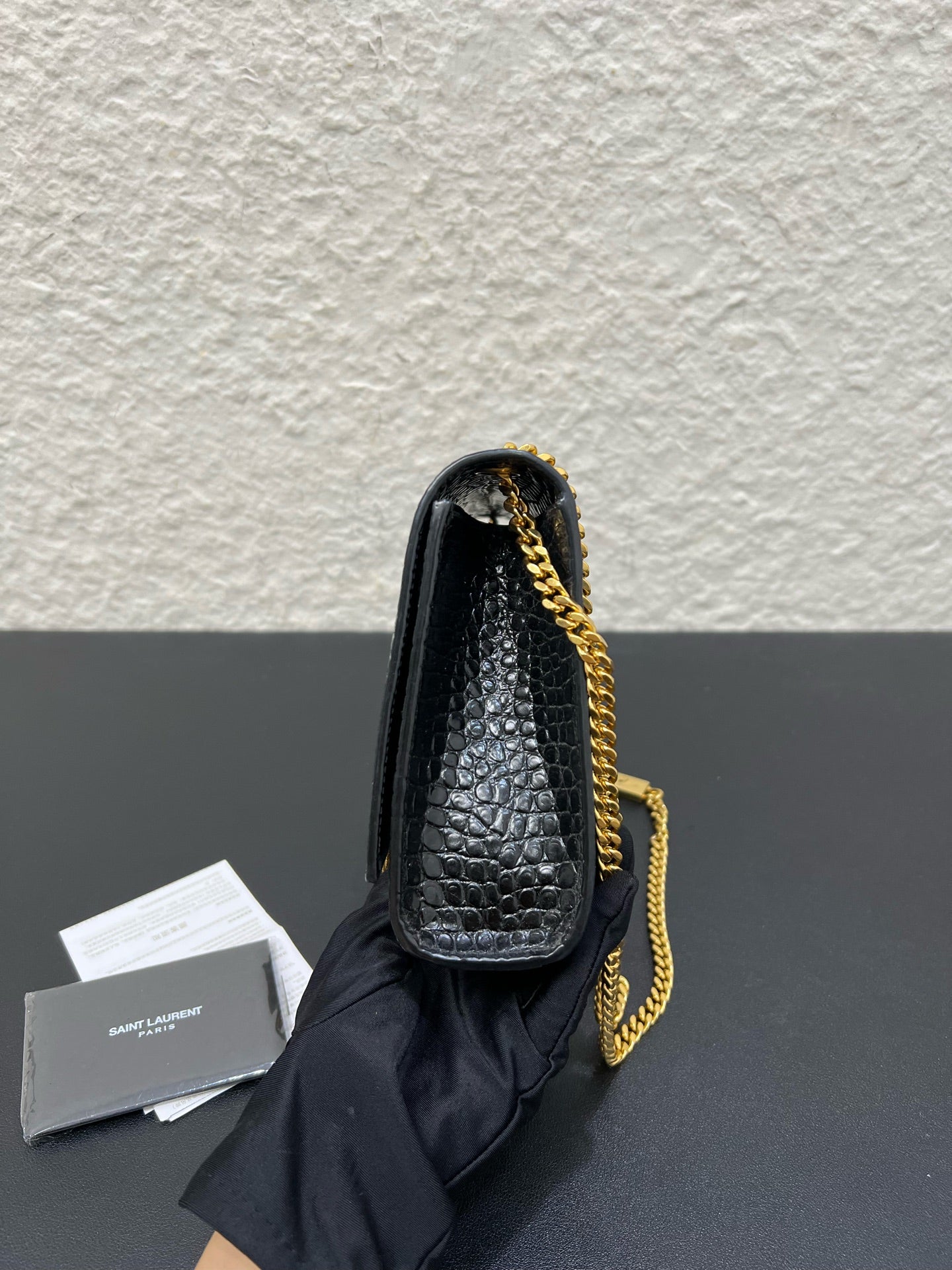 Saint Laurent - Kate - Leather - Black - (medium)