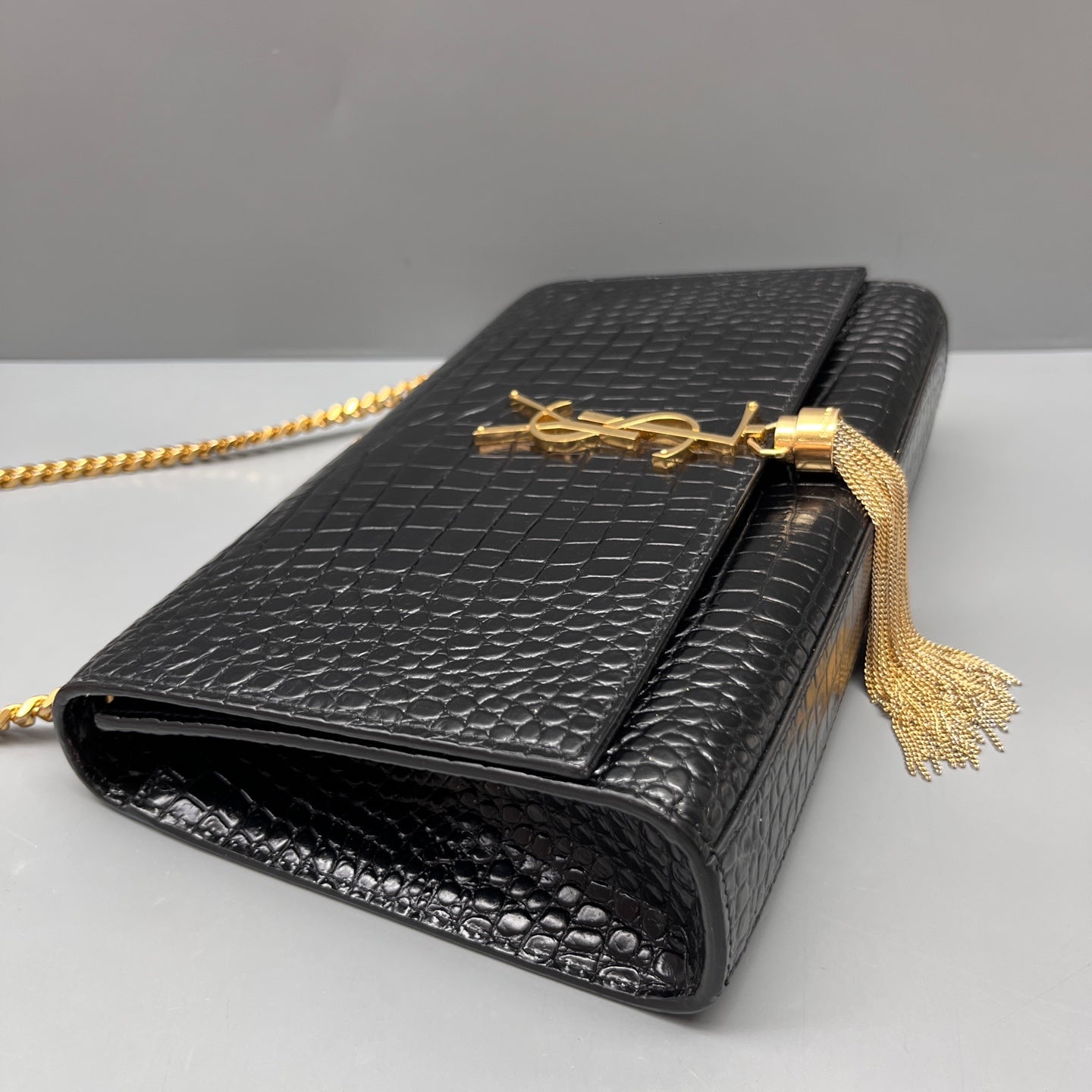 Saint Laurent - Kate - Leather - Black - (medium)