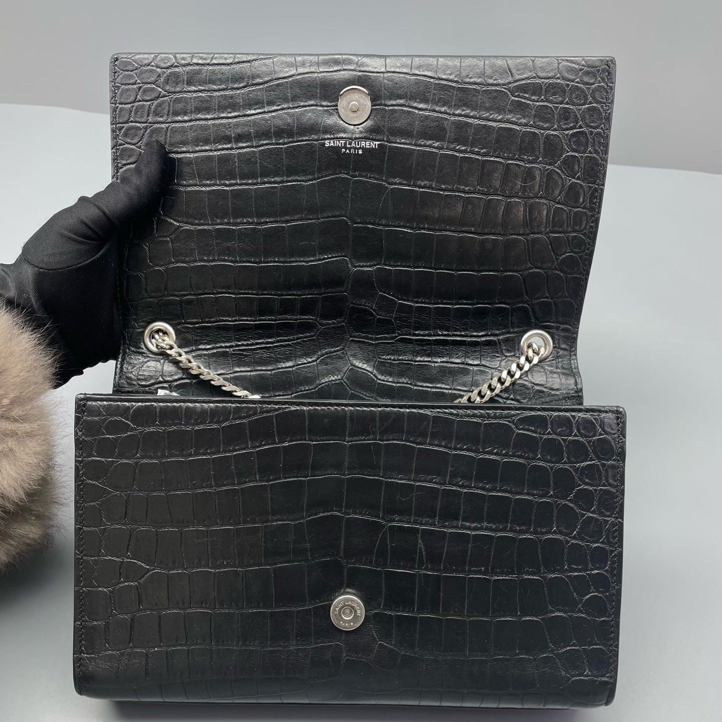 Saint Laurent - Kate - Leather - Black - (Medium)