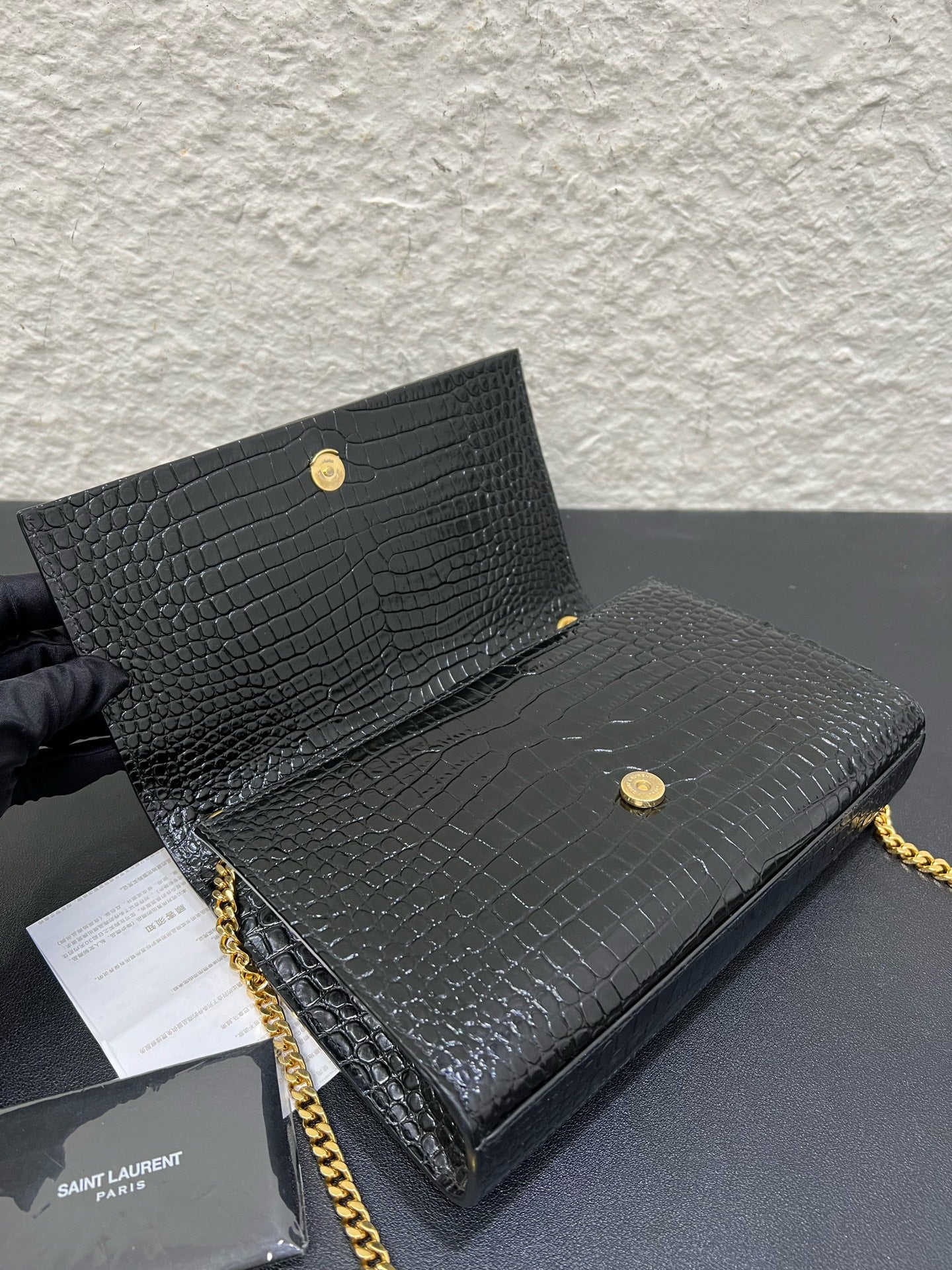 Saint Laurent - Kate - Leather - Black - (medium)