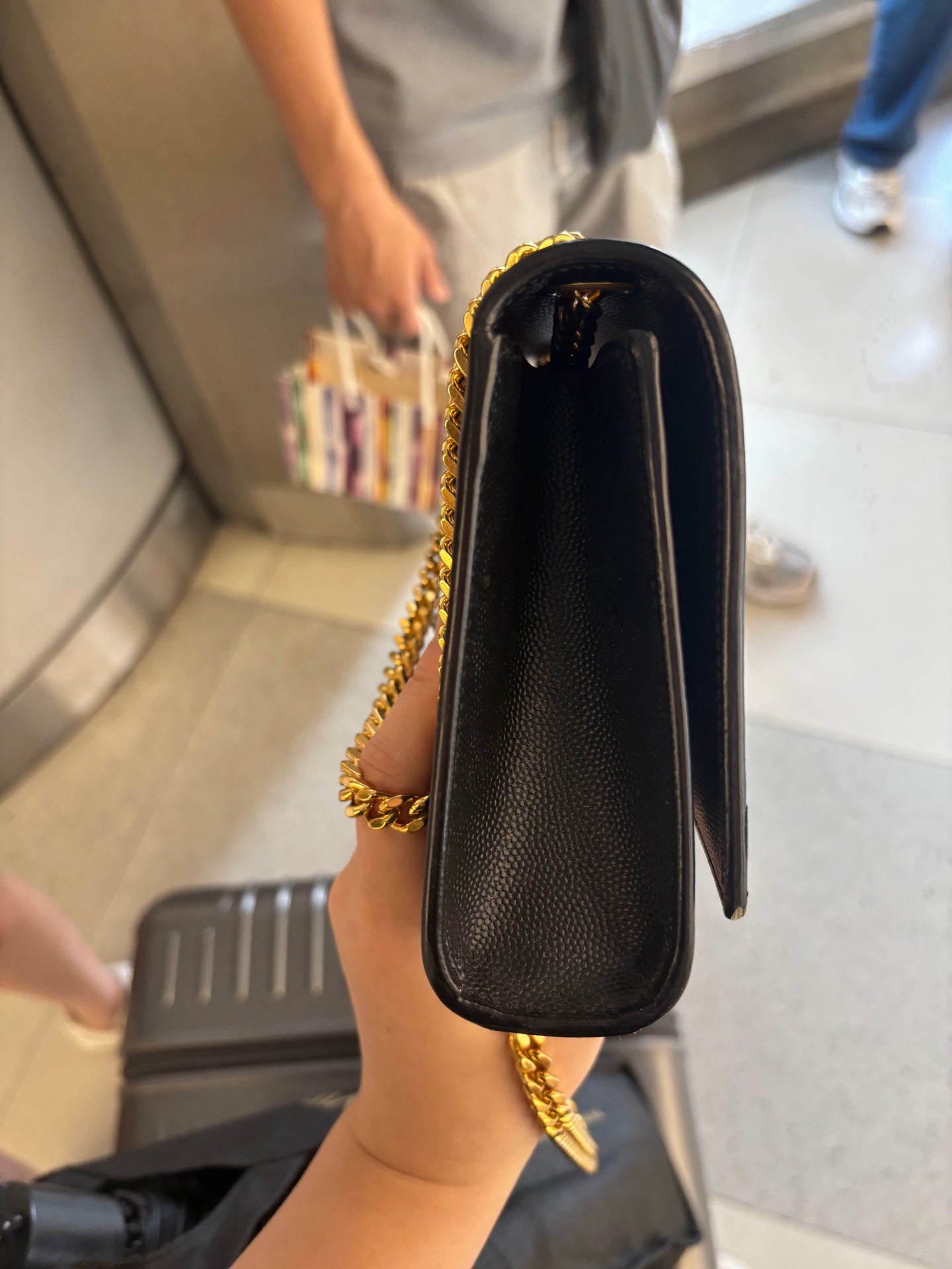 Saint Laurent - Kate - Leather - Black - (medium)