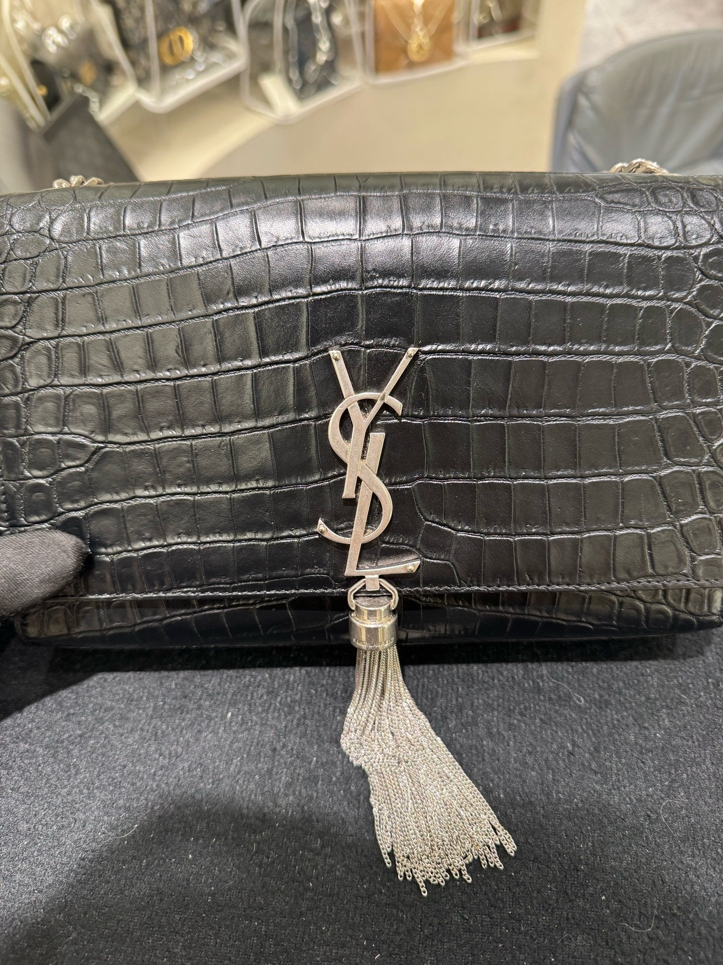 Saint Laurent - Kate - Leather - Black - (medium)