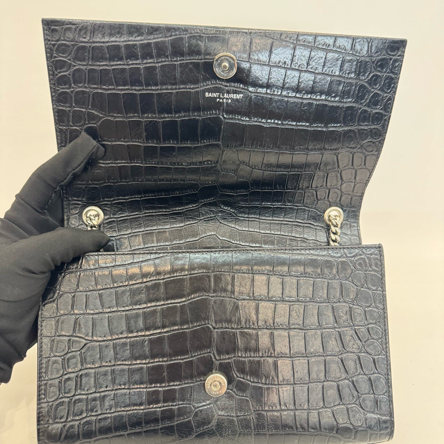 Saint Laurent - Kate - Leather - Black - (medium)