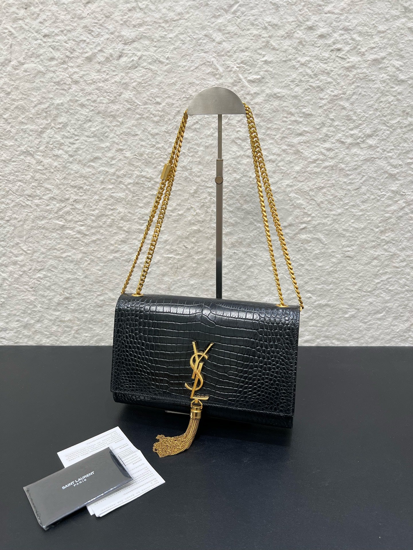 Saint Laurent - Kate - Leather - Black - (medium)