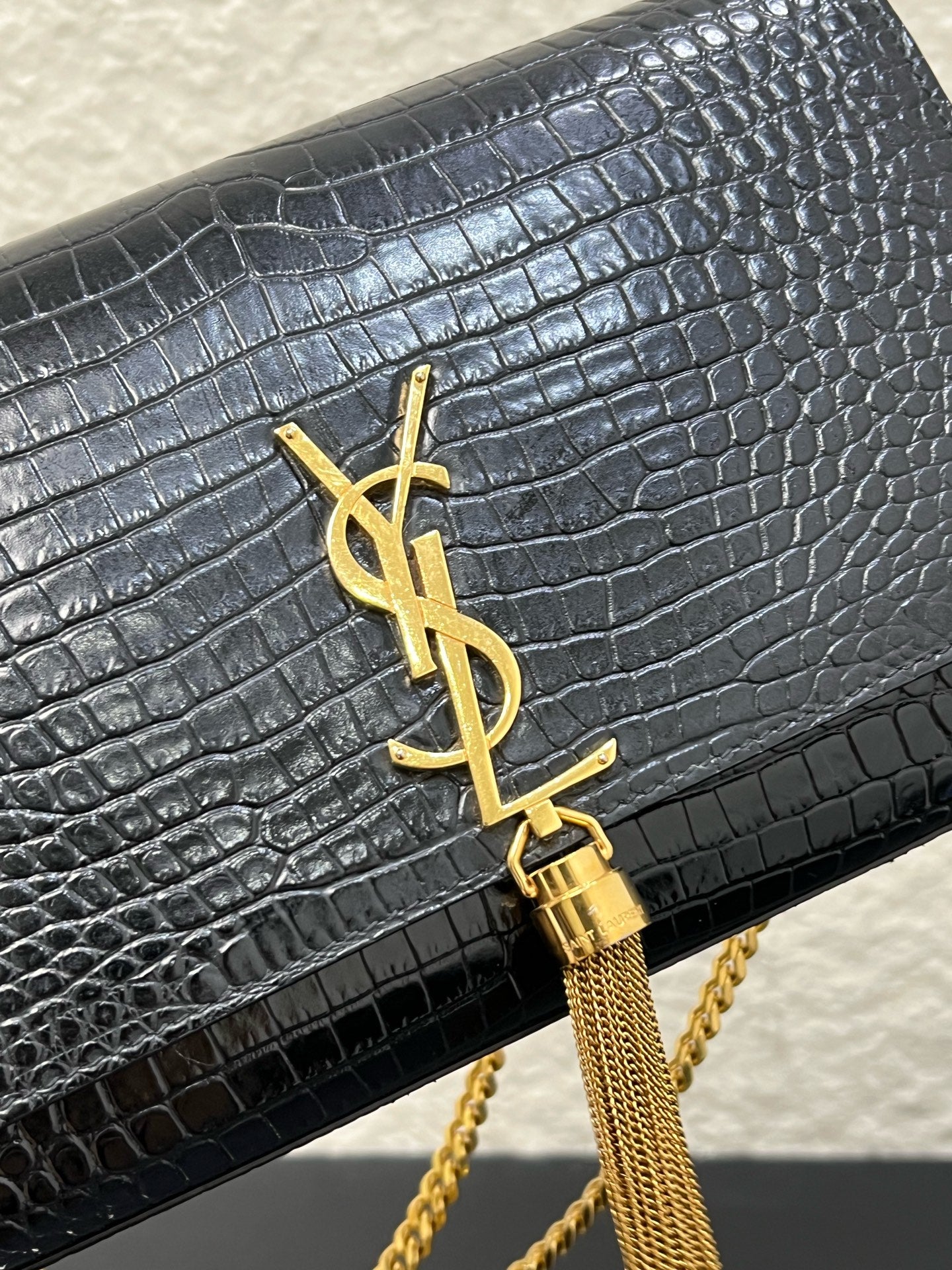 Saint Laurent - Kate - Leather - Black - (medium)