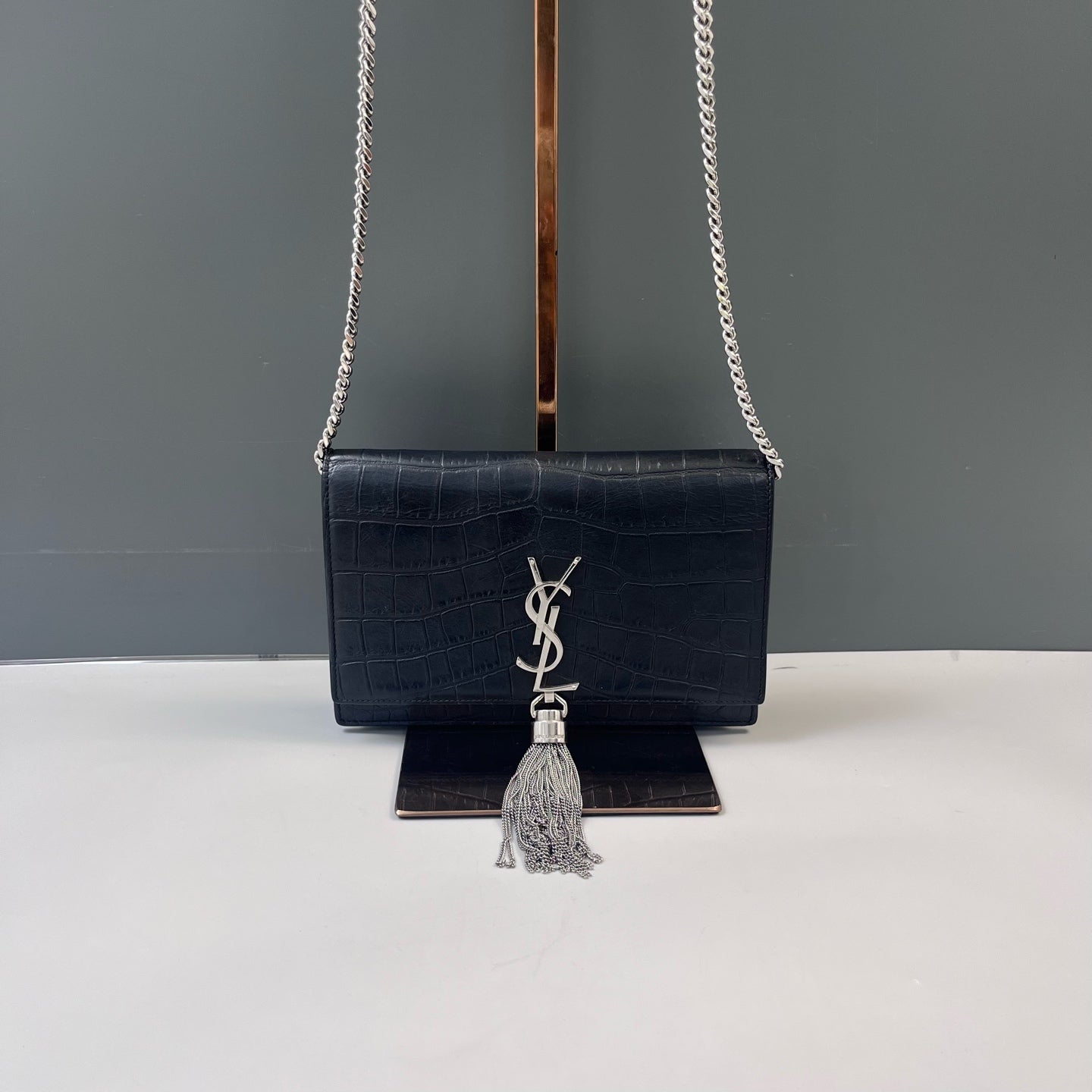 Saint Laurent - Kate - Leather - Black - (mini)