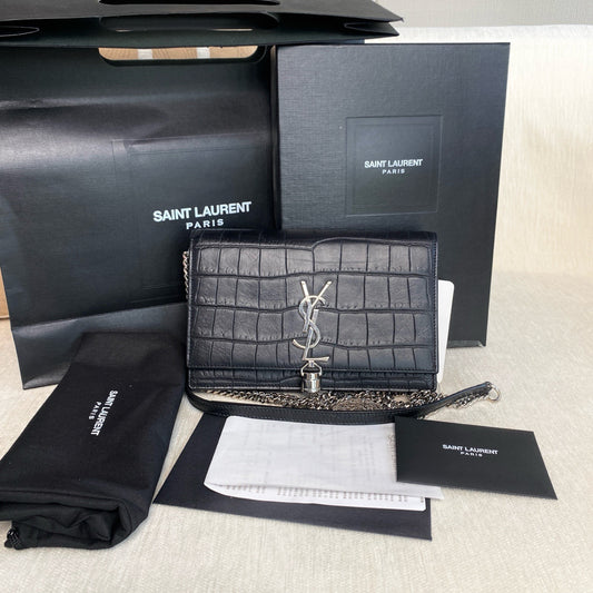 Saint Laurent - Kate - Leather - Black - (mini)