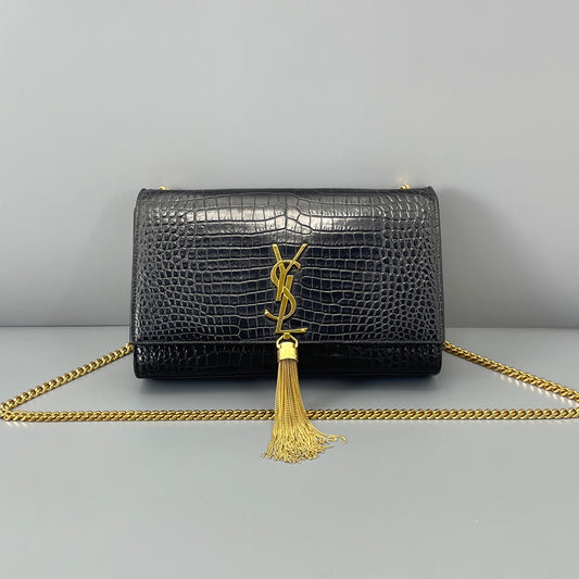 Saint Laurent - Kate - Leather - Black - (mini)