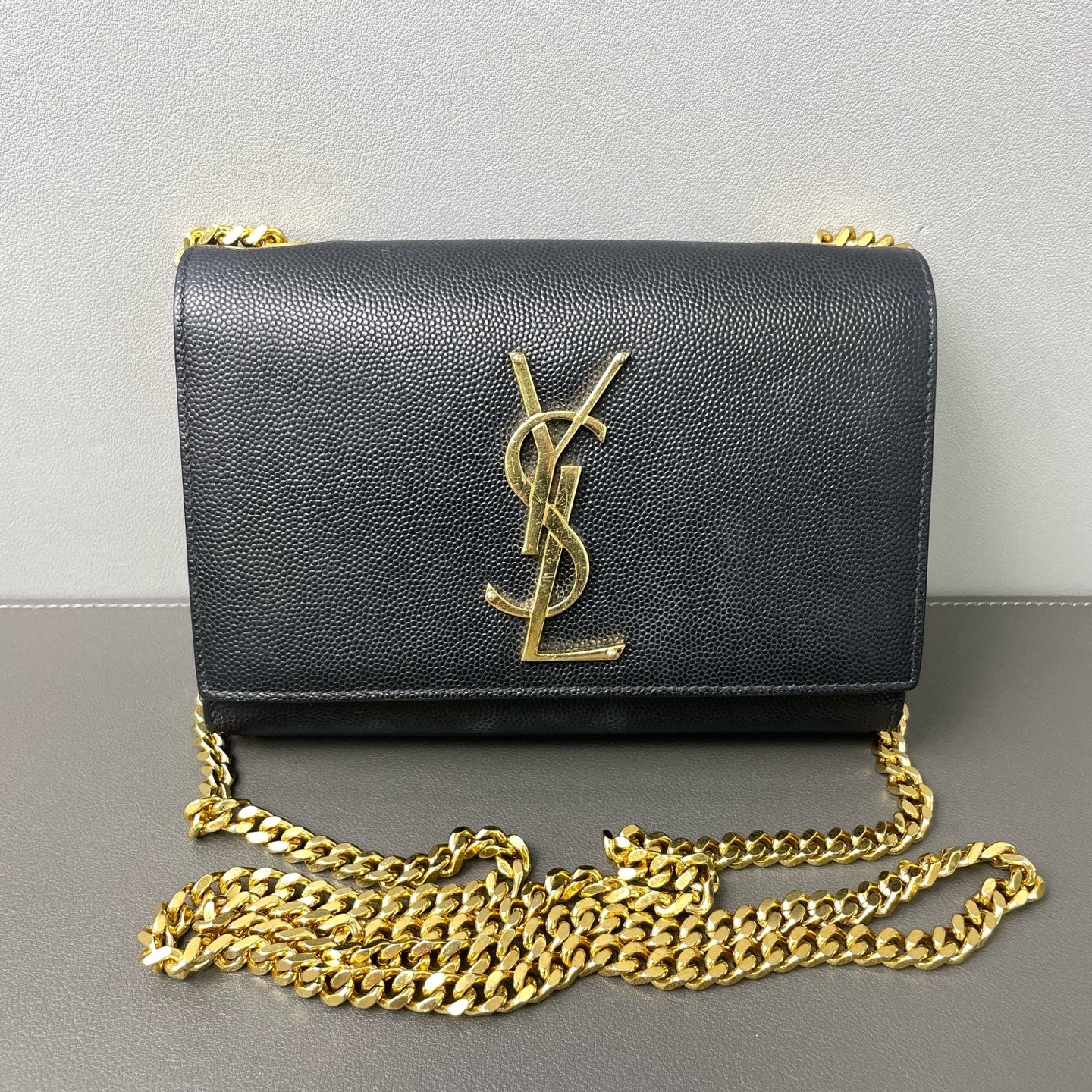 Saint Laurent - Kate - Leather - Black - (mini)