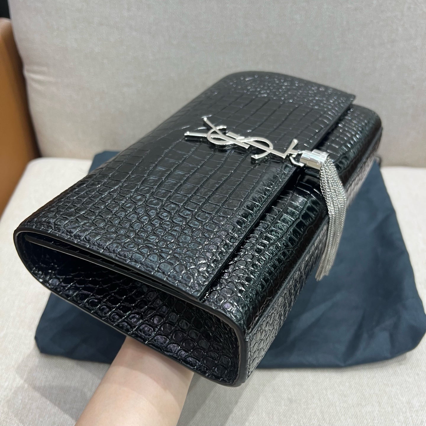 Saint Laurent - Kate - Leather - Black - (mini)